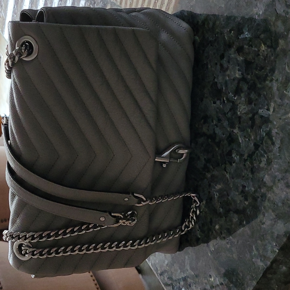 Rebecca Minkoff Gray Edie Crossbody Bag